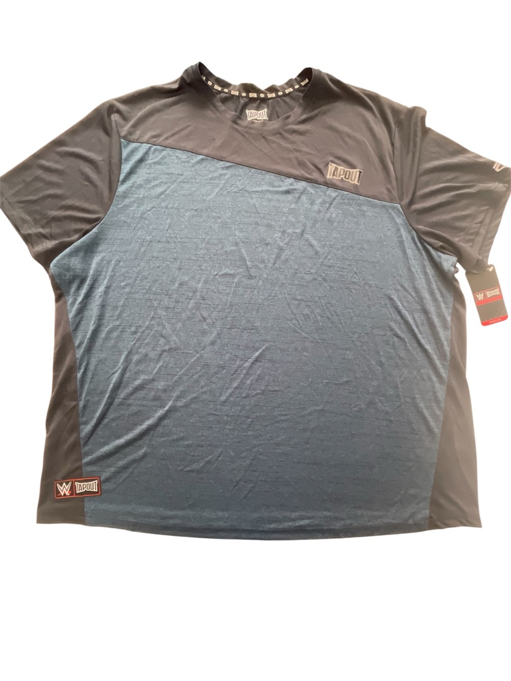 Tapout Men’s XXXL Blue & Black Short Sleeve Shirt